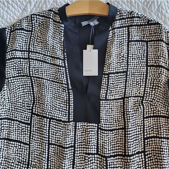 Vince silk soft sheath boxi pockets midi dress - Picture 7 of 16